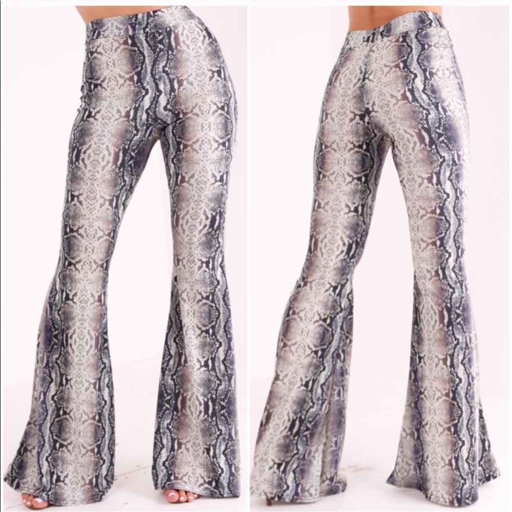 Snakeskin Flares - Picture 2 of 2